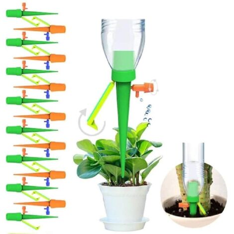 Système d'irrigation goutte à goutte à 15 buses pour plantes d'intérieur avec arrosage automatique à débit lent (1/5)