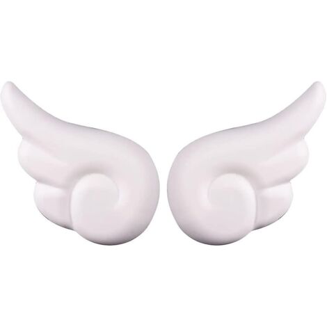 Décoration de casque de moto Black Horn avec motif d'ange ailé et ventouses en plastique (1/5)