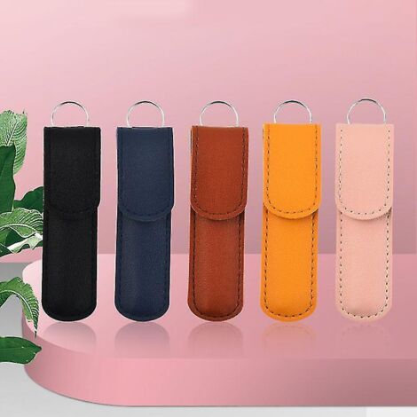 Kit de nettoyage des oreilles 6 pièces avec pochette de rangement, noir (1/3)