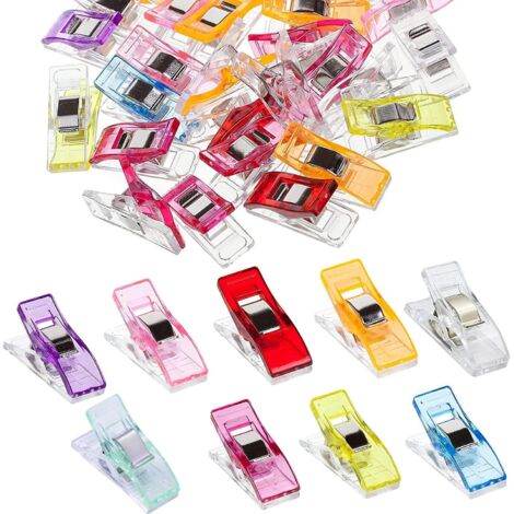 Ensemble de 100 pinces à couture multicolores pour tissus (1/5)