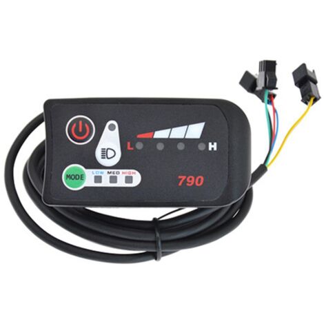 Panneau de commande léger pour vélo électrique avec affichage de vitesse stable pour vélo électrique 24 V (1/5)