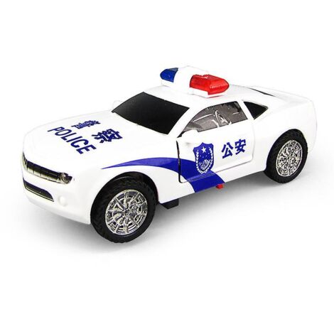 Voiture de police électrique musicale rotative à 360° pour enfants - Cadeau idéal pour les enfants (1/3)