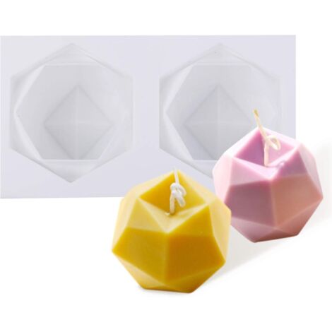 Moule en silicone pour bougie d'aromathérapie 3D faite main, pour créations artisanales. (1/5)