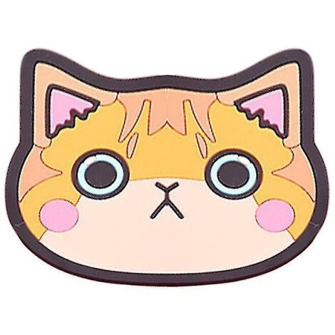 Ensemble de sous-verres en silicone à motif chat - Antidérapants et isolants thermiques - Accessoires pour table et tasses (1/5)