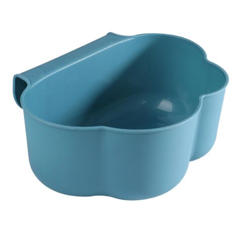 Ensemble de 2 poubelles murales bleues en forme de nuage pour la maison et le bureau (1/5)
