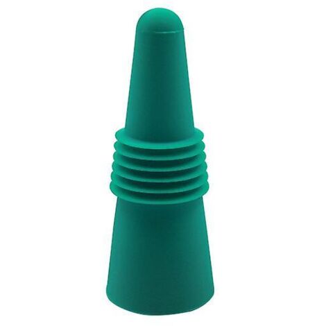 Bouchons en silicone bleu pour bouteilles - Couvercles anti-fuites pour bière, soda, champagne - Bouchons fraîcheur - Accessoires de cuisine et de bar - 1 pièce (1/5)