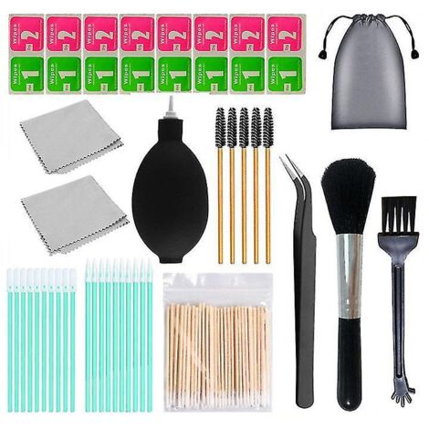 Kit de nettoyage pour téléphone portable (140 pièces) compatible iPhone, AirPods et appareils photo - Outil de nettoyage (1/5)