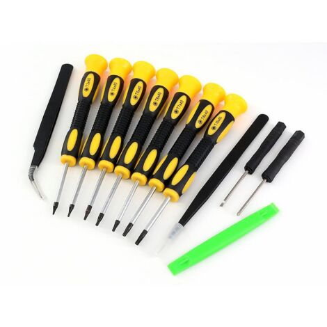 Kit de 12 tournevis pour la réparation électronique : compatible avec iPad, MacBook, PC, smartphones et tablettes. (1/5)