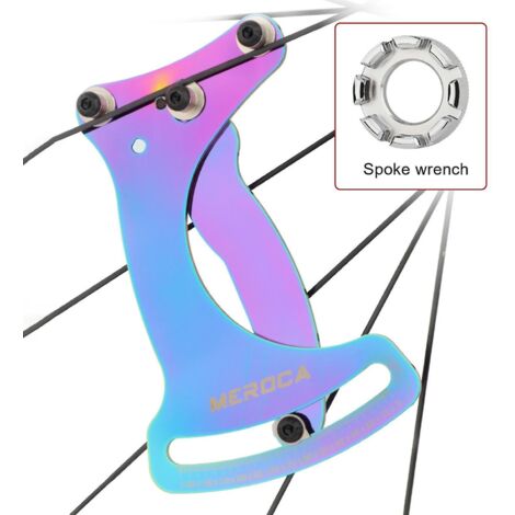 Tensiomètre ergonomique haute résistance pour rayons de vélo, accessoires de vélo Refit Dazzling (1/5)