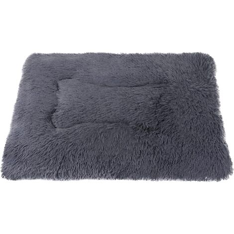 Tapis et couverture pour chien lavables en machine, double face, pour animaux de compagnie (M 78/54 cm, gris foncé) (1/5)