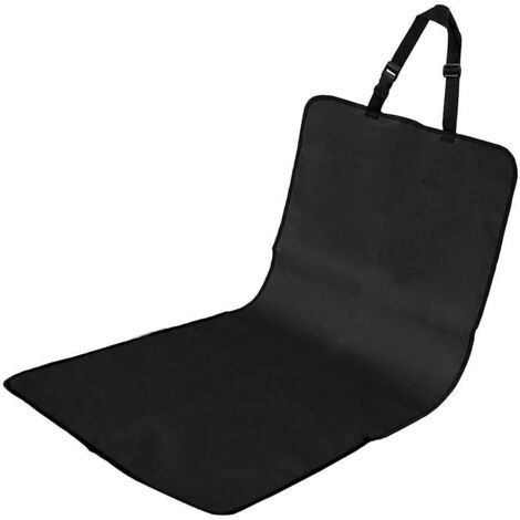 Housse de siège arrière de voiture imperméable noire pour animaux de compagnie (chats et chiens) - Protection de voyage optimale (1/5)