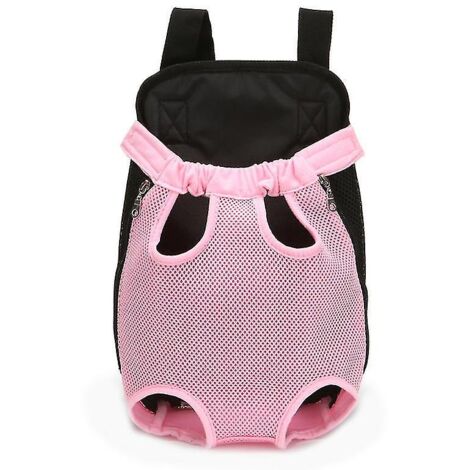 Sac à dos de transport ventral ajustable pour chats et petits chiens - Beige M (1/4)
