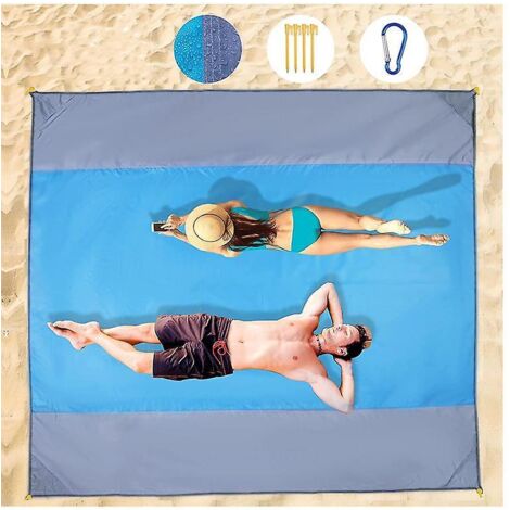 Tapis de pique-nique et de plage extra large (200 x 140 cm) (1/5)