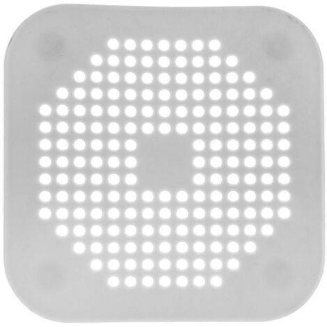 Lot de 3 filtres à cheveux gris français en silicone-caoutchouc pour lavabo, baignoire et douche - Salle de bain et cuisine (1/5)