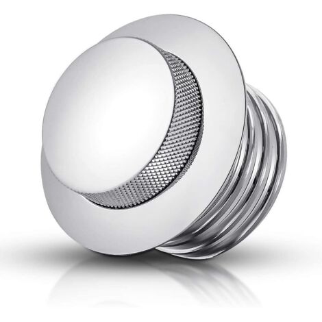 Bouchon de réservoir d'essence argenté ventilé à ouverture escamotable pour Harley Davidson 1982-2018 (1/5)