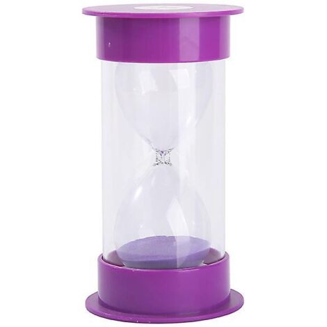 Minuteurs de cuisine en forme de sablier avec boîtier de protection - 5, 10 et 30 minutes (violet 5 minutes) (1/5)