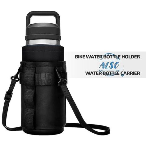 Porte-bouteille isotherme sans vis pour guidon de vélo - Fixation Velcro robuste, compatible avec les vélos adultes et enfants (1/5)