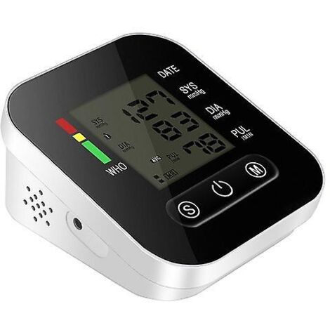 Tensiomètre de bras pour usage domestique avec étui de transport - Appareil de mesure de la tension artérielle pour adultes et femmes enceintes (1/4)