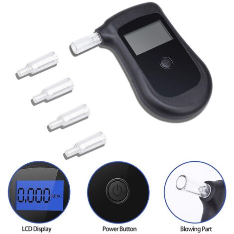 Éthylotest électronique portable professionnel pour le dépistage d'alcoolémie (1/5)