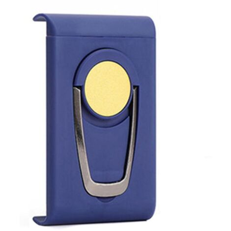 Support magnétique universel réglable pour téléphone avec base à ventouse rotative, bleu, pour voiture, maison et bureau. (1/5)
