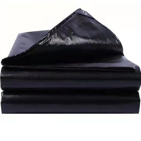 Bâche noire ultra-résistante - 260 g/m², 2 m x 3 m (1/4)