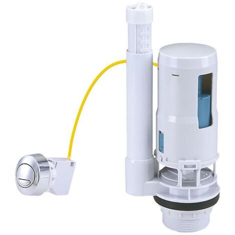 Kit de conversion double chasse pour toilettes à 2 soupapes de chasse compatibles avec bouton-poussoir (1/5)