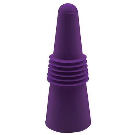 Bouchons en silicone violet pour bouteilles - Couvercles anti-fuites pour bière, champagne, soda - Bouchons Fresh Saver pour la cuisine et le bar - 1 pièce (1/4)