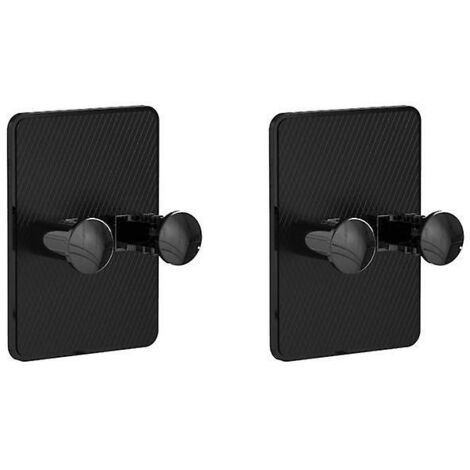 Support de rasoir noir, étagère de rangement, accessoires de salle de bain (1/5)