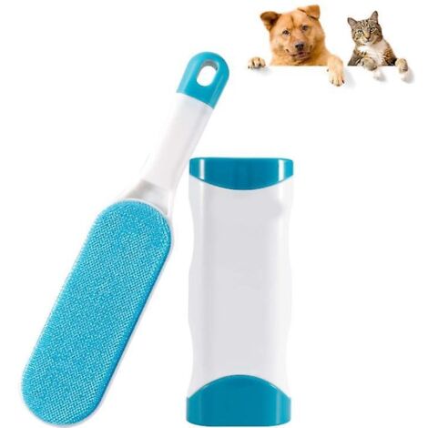 Brosse réutilisable pour l'épilation des poils d'animaux (chats et chiens) - Brosse de nettoyage pour épilateur magique (1/5)