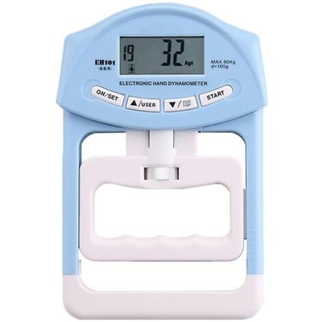 Appareil numérique de mesure de la force de préhension, capacité de 90 kg (1/4)