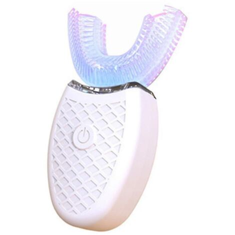 Brosse à dents électrique ultrasonique pour le blanchiment, brosse à dents en silicone en forme de U pour adultes (1/5)