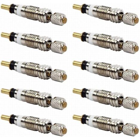 Lot de 10 obus de valve Presta universels Holdlebe pour VTT → Lot de 10 obus de valve Presta universels Holdlebe pour VTT (1/5)