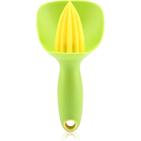 Mini presse-citron manuel ergonomique vert pour la cuisine domestique (1/5)
