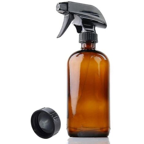 Flacon vaporisateur en verre de 500 ml, idéal pour les huiles essentielles, les plantes, les solutions de nettoyage et la laque pour cheveux. Rechargeable. (1/5)