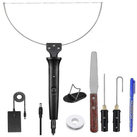 Kit de découpe de mousse électrique, stylo de découpe de mousse, température réglable de 0 à 300 °C, coupe-mousse à fil chaud. (1/5)