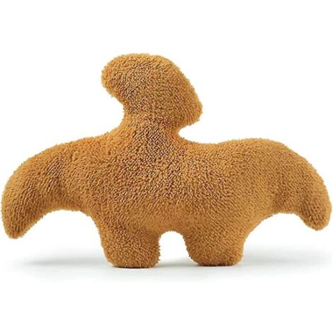 Coussin en peluche dinosaure en forme de nugget de poulet, peluches dinosaures douces, jouets et poupées, cadeaux pour enfants, décoration intérieure, ptérosaure (1/5)
