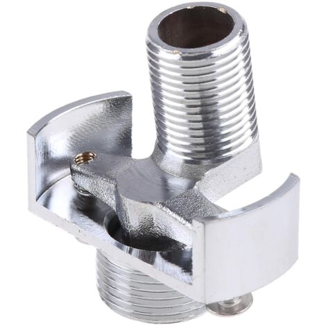 Accessoires de robinet d'angle universels à pied courbé et coudé, vis excentrique, durables et de longue durée. (1/5)
