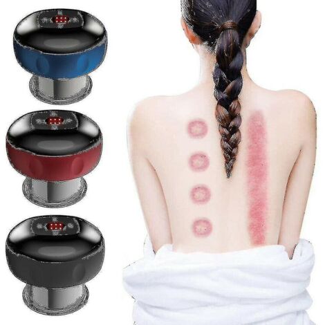 Appareil de massage intelligent à ventouses avec thérapie par la lumière rouge, appareil de massage électrique à ventouses rouges (1/5)