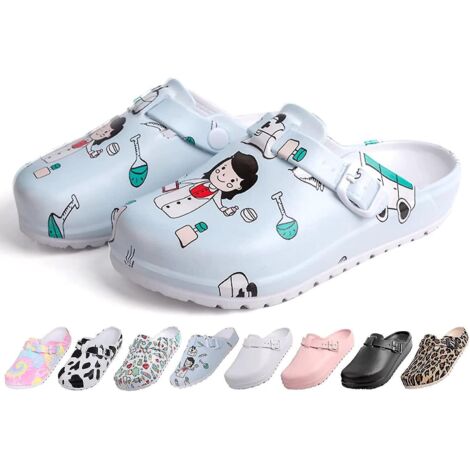 Chaussures de jardin pour femmes et hommes, mules de travail, sabots, sandales antidérapantes et légères, chaussures de marche ajustables pour infirmières, confortables pour la plage, l'intérieur et l