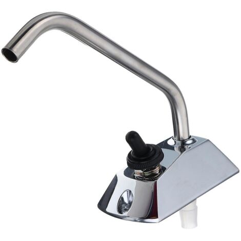 Robinet de cuisine électrique 12 V avec pompe à eau, compatible avec camping-cars et bateaux (durable). (1/5)