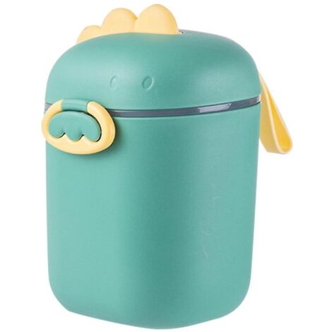 Boîte de conservation portable pour lait en poudre, hermétique, avec dosette, sans BPA, 800 ml, verte (1/5)