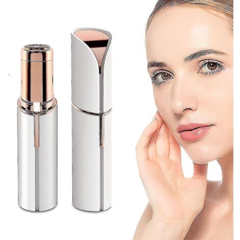Épilateur facial pour femmes, épilation du visage indolore pour femmes - Blanc - (1/5)