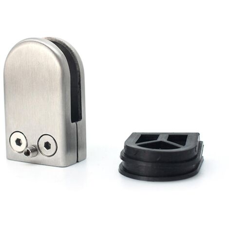 Pinces à verre (4/8 pièces) en acier inoxydable, support de verre réglable à dos plat pour verre de 5 à 8 mm (8 pièces) (1/5)