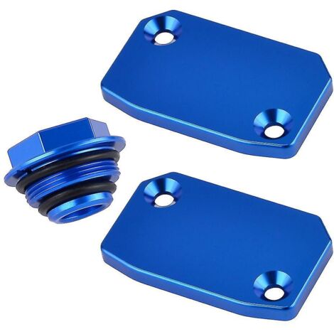 Bouchon de réservoir de maître-cylindre d'embrayage et de frein avant/arrière pour KTM EXC, EXCF, XC, XCW, SX, SXF, TPI 6D 125, 250, 300, 350, 450 et 500 (2017-2020) - Bleu (1/5)
