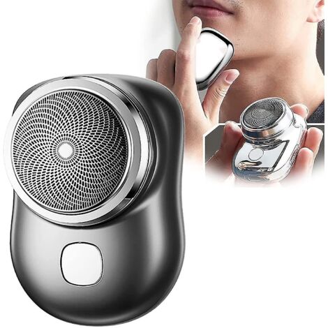 Rasoir électrique portable Mini-shave, Rasoir électrique portable Mini-shave, Rasoir électrique portable Mini Shaver Noir (1/5)