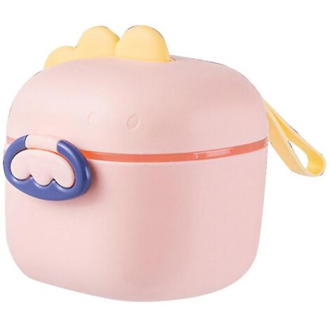 Boîte de conservation portable pour lait en poudre, hermétique, avec dosette, sans BPA, 400 ml, rose (1/5)