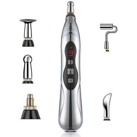 Stylo d'acupuncture électronique pour soulager la douleur - Stylo de massage énergétique des méridiens - Stylo d'acupuncture électronique pour la guérison musculaire - Stylo de massage - Stylo énergét (1/5)