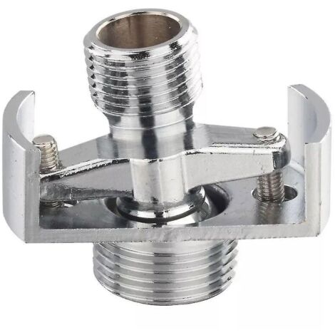 Accessoires de robinet d'angle universels à pied courbé et incliné, vis excentrique, durables et courts. (1/5)