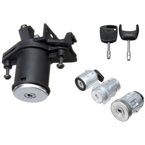 barillet de contacteur d'allumage avec 2 clés 1479660 pour Ford Fiesta Mk V Fusion (1/5)