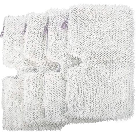 Lot de 4 lingettes de nettoyage en microfibre S3500 pour nettoyeur vapeur Shark Steam Pocket S2901 S3501 (1/5)